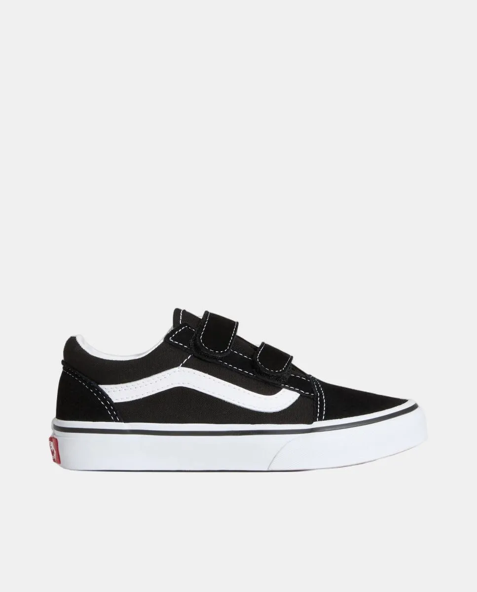 

Детские кроссовки Old Skool на липучках Vans, черный