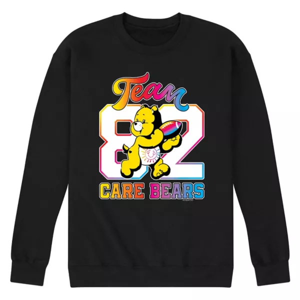 

Мужская футболка с флисом Care Bears в футбольном стиле Licensed Character, черный