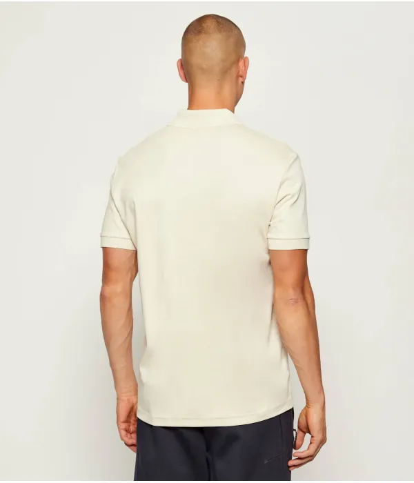 Будущий Футболка поло Regular fit Boss Green, бежевый — фото 3