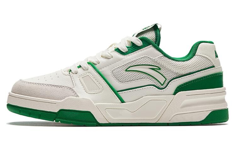 

Кроссовки ANTA Life Collection Skateboarding Shoes Women's Low-top Ivory/ice Porcelain Green, слоновая кость/зеленый