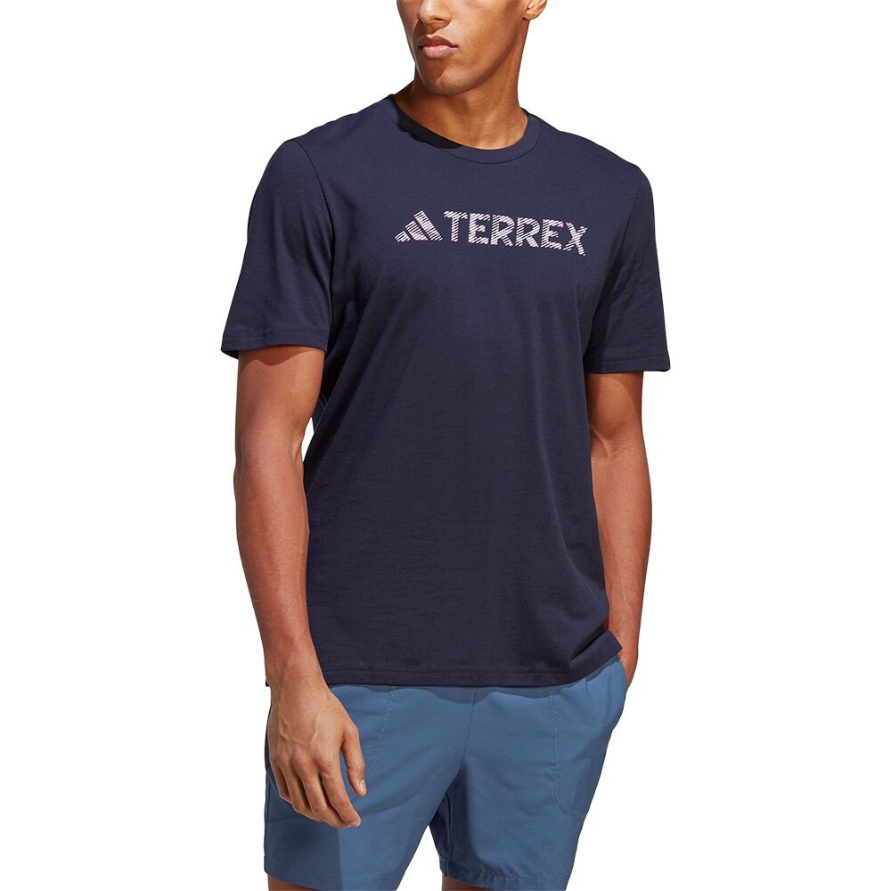 

Футболка с коротким рукавом adidas Tx Logo, синий