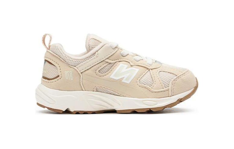 NB 878 Амортизирующие Износостойкие Низкие Ботиночки для Малышей Бежевый Белый Коричневый Новорожденные и Малыши New Balance, Цвет слоновой кости — фото 2