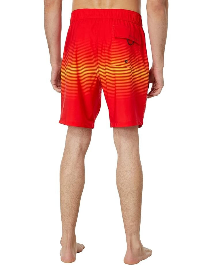 

Шорты для плавания Spyder Double Ombre Stripes 19" Elastic Waist Boardshorts, цвет Volcano