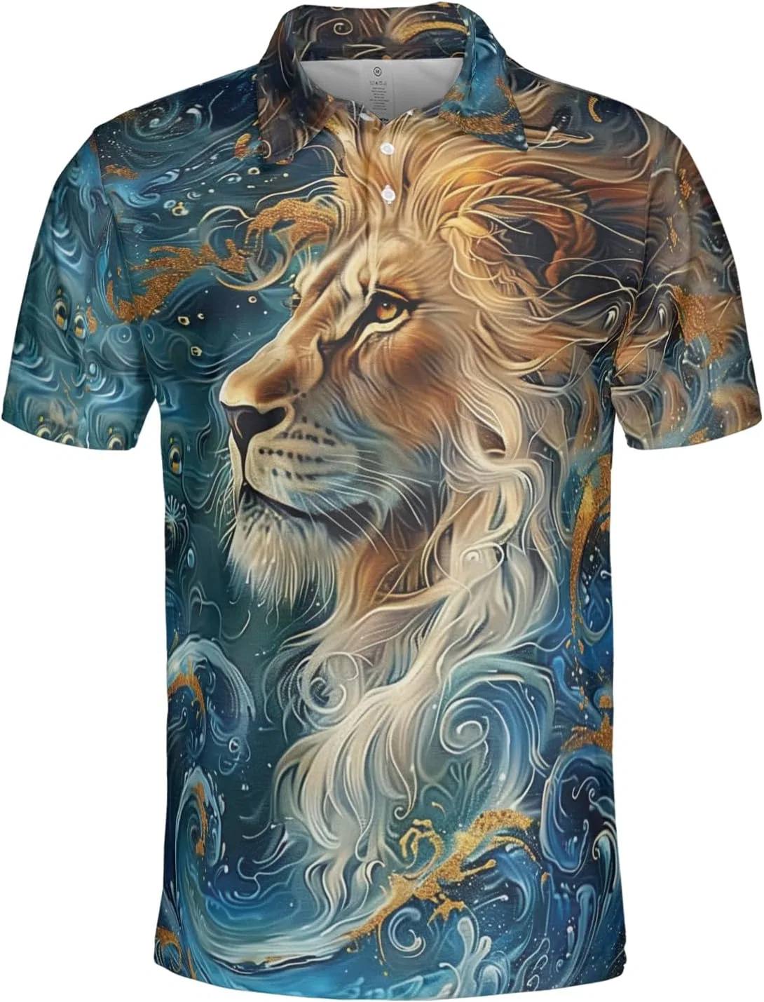 Поло с диким животным, Lion, серия 01, Lion_14