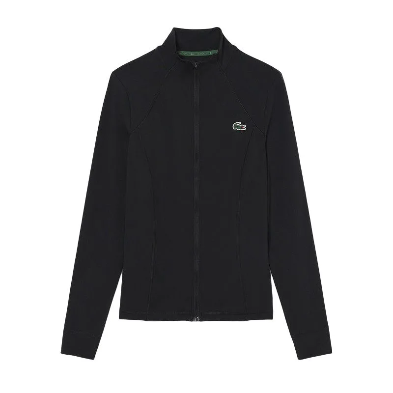Свитшот LACOSTE Women's 031/Black, Stand Collar, черный