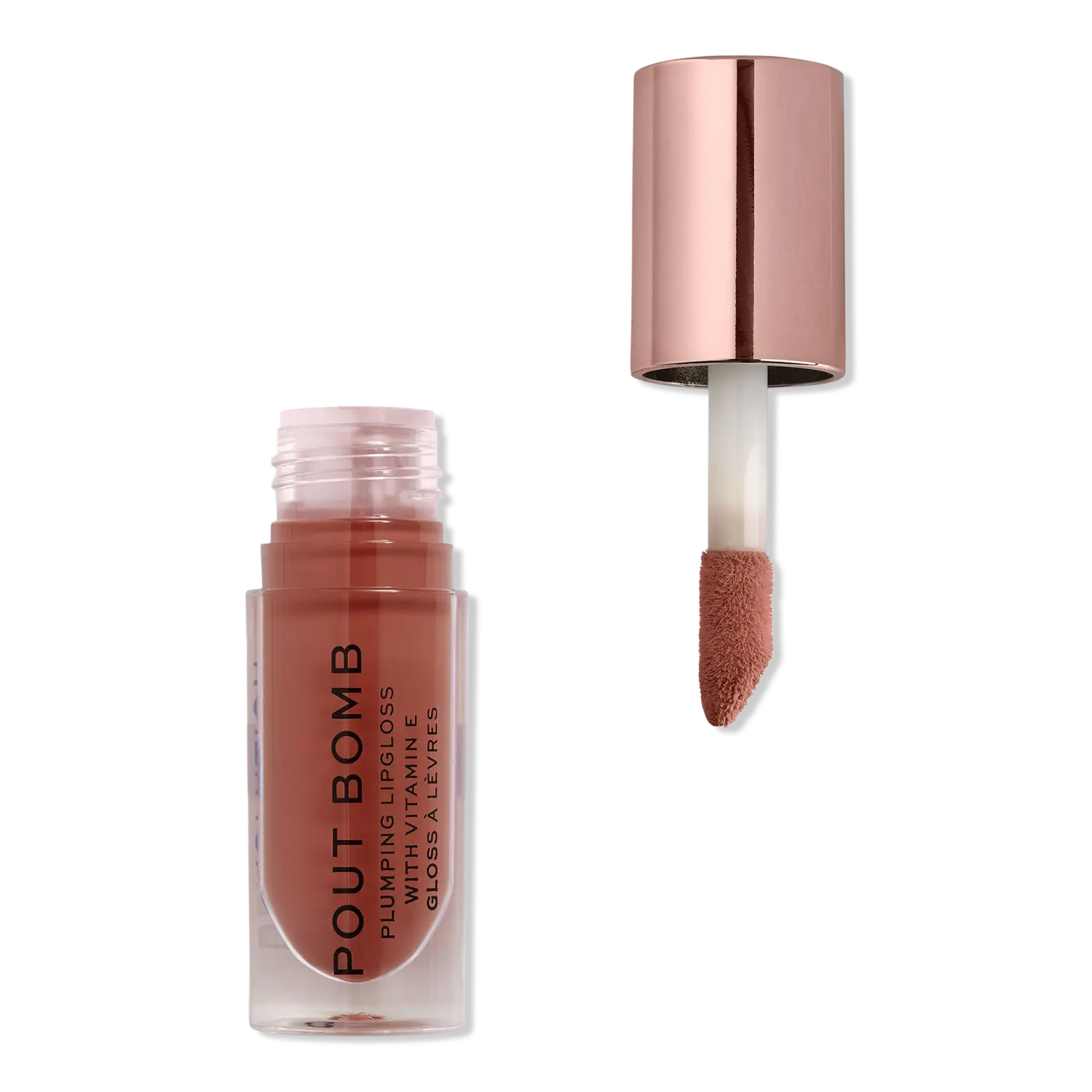 

Блеск для губ Original Pout Bomb Plumping Gloss Revolution Beauty, Cookie (deep nude with brown undertones)