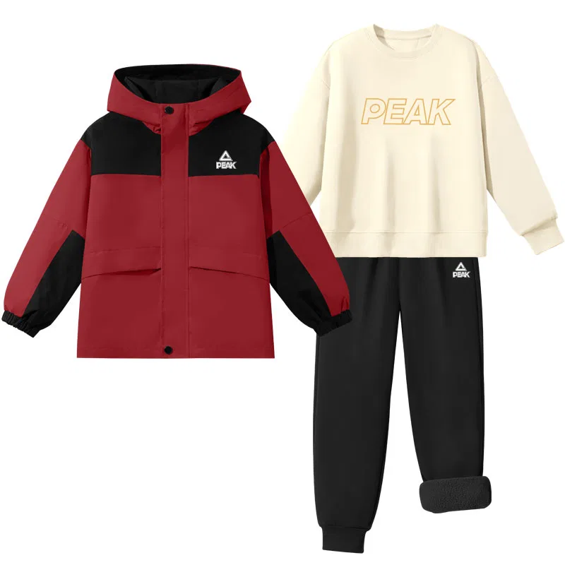 Спортивный костюм для детей PEAK Red/PK Label White Silicone K
