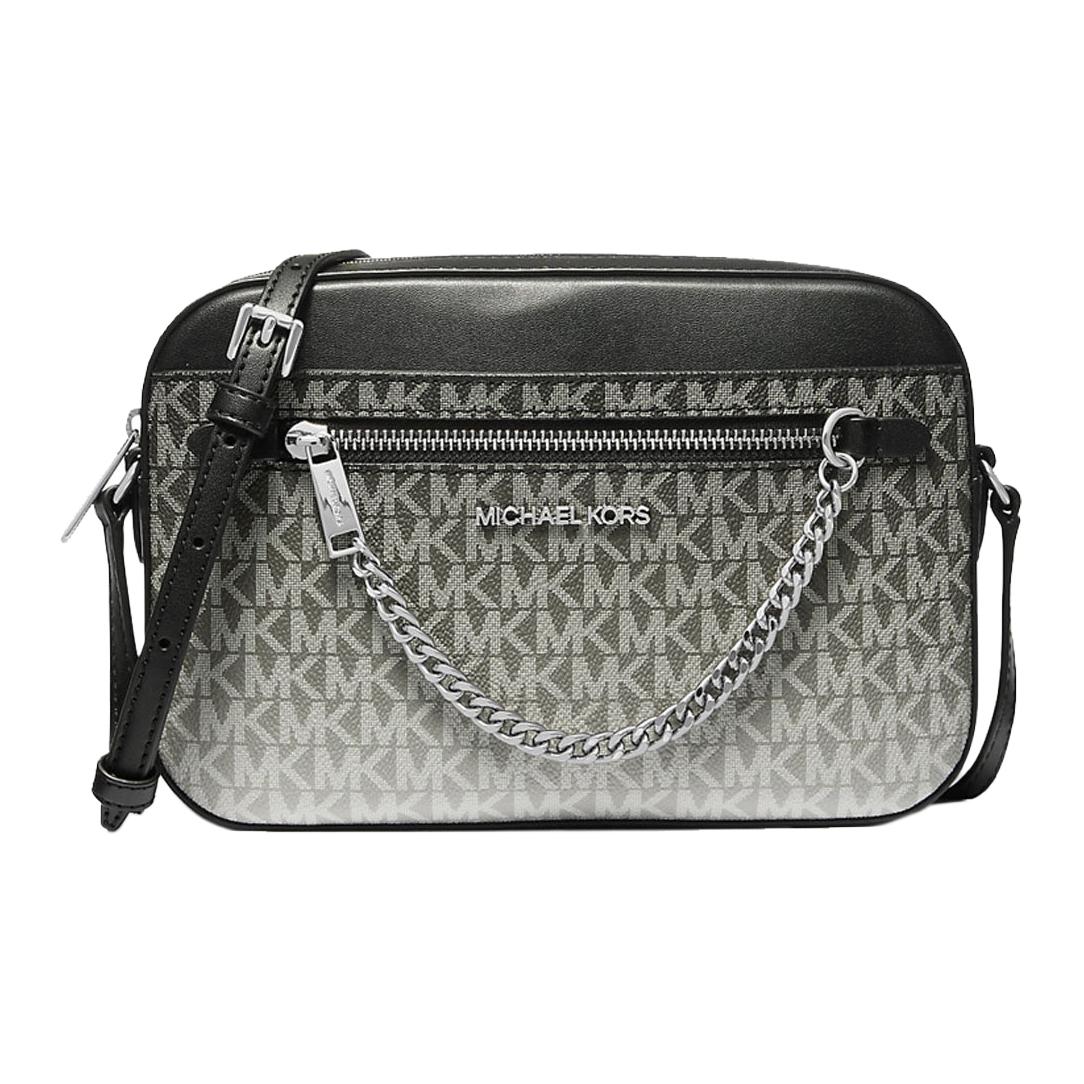 

MICHAEL KORS Сумка кроссбоди Jet Set Coated Canvas Large женская черная