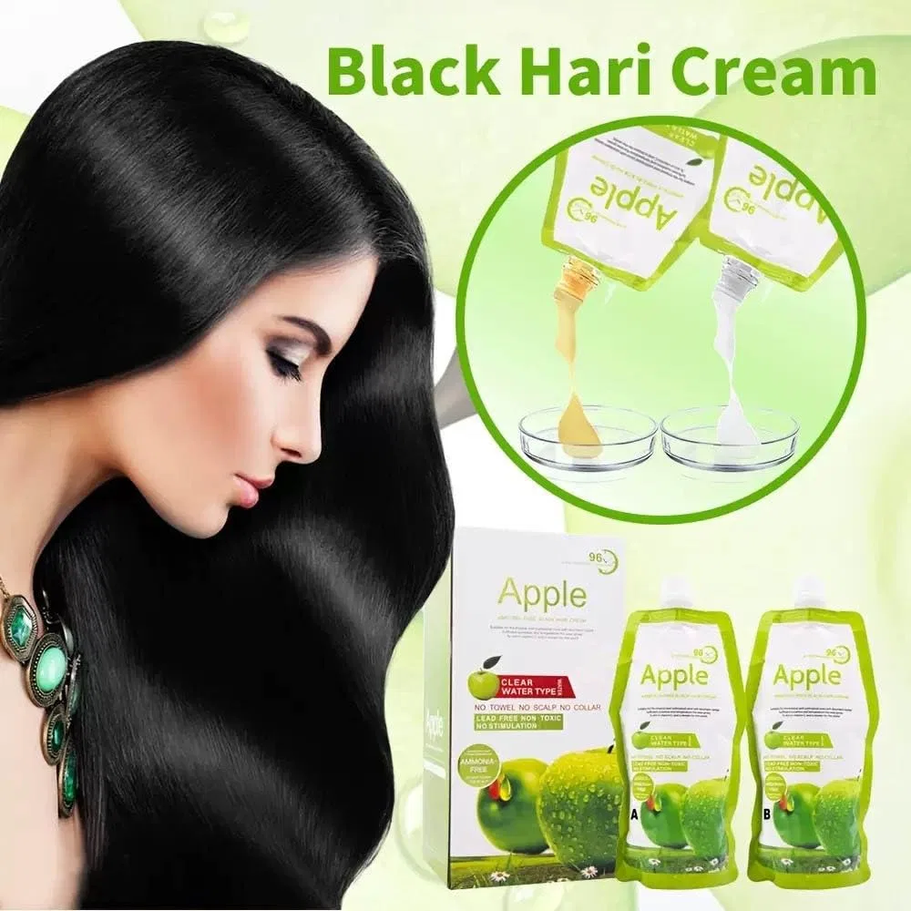 Крем-краска для волос «Black Hair Dye Cream» от Apple Generisch, 42Ff