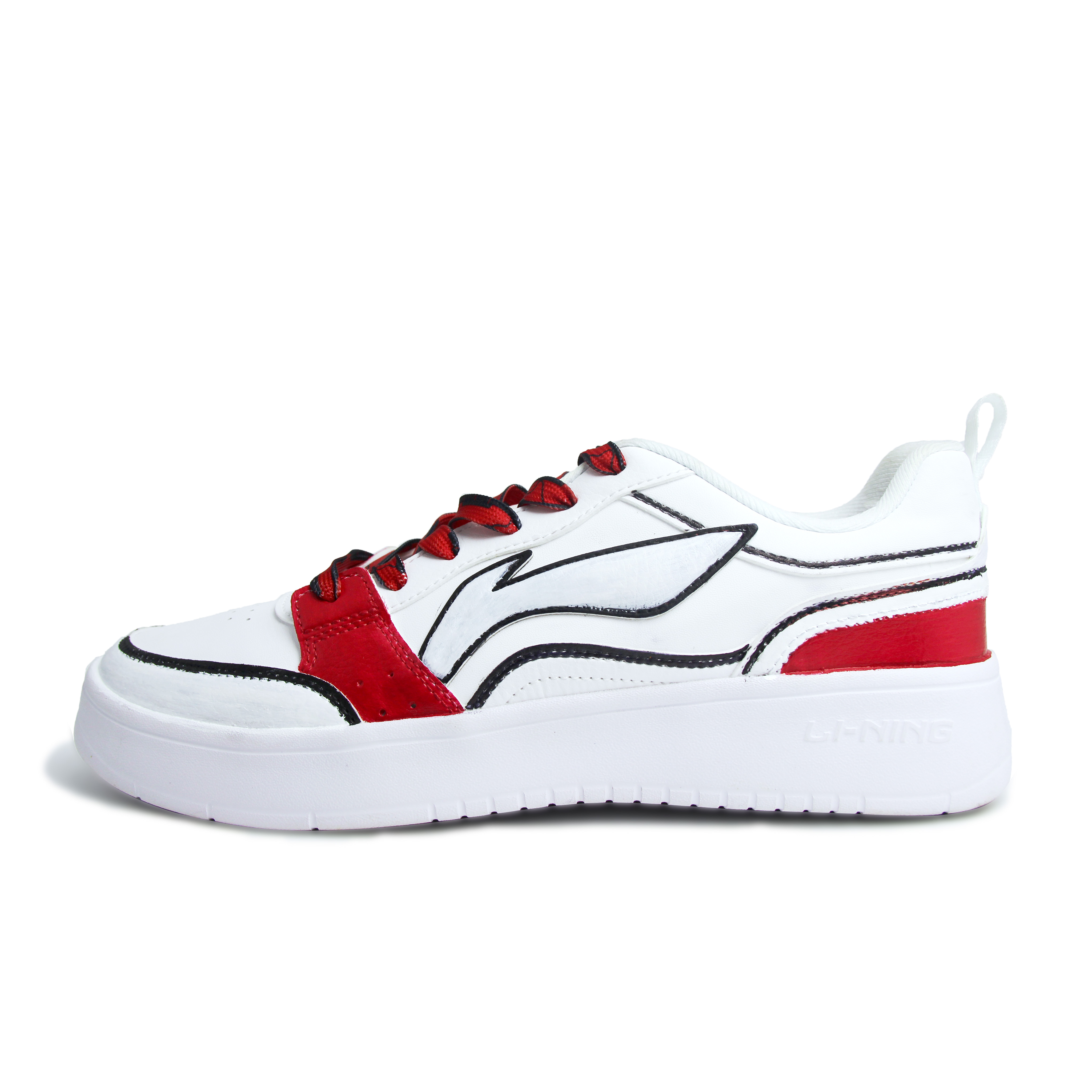 

Li-Ning Sycee скейтерские кроссовки унисекс лоу-топ красные