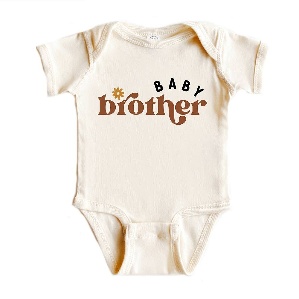 

Бохо Baby Brother Детское боди The Juniper Shop, цвет Natural