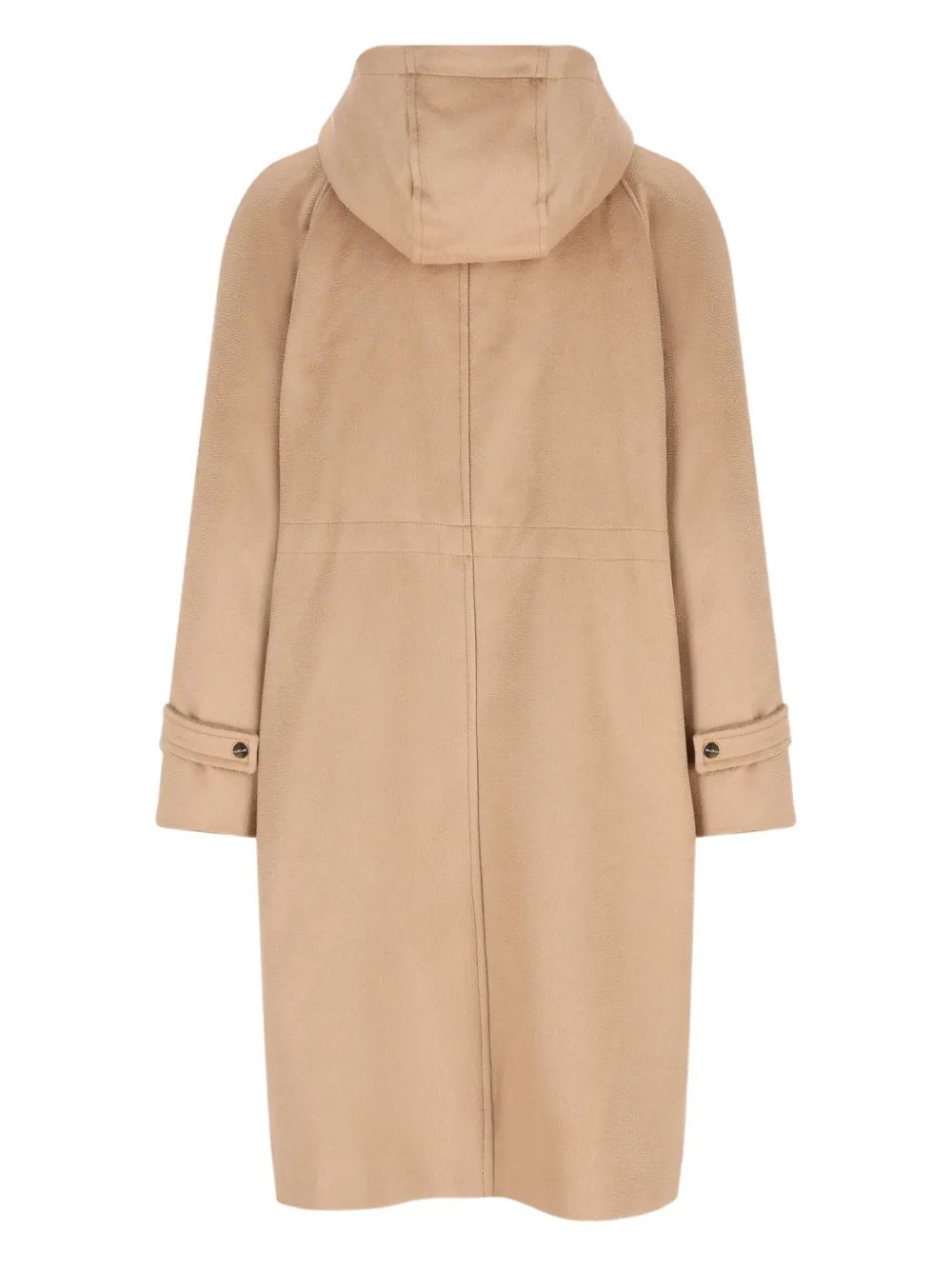 Стеганое шерстяное пальто Max Mara, коричневый — фото 2