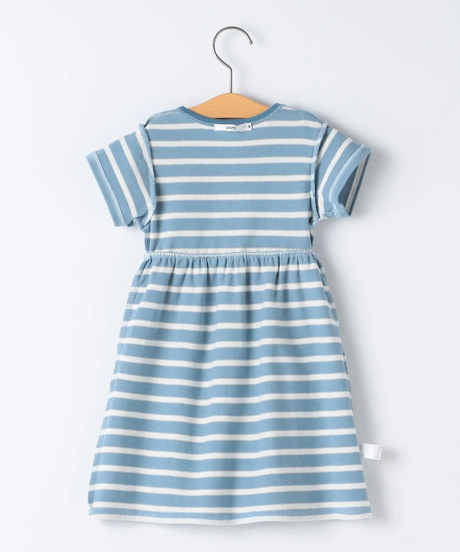 Детское платье SHIPS: 90 см / с оборкой по краю SHIPS KIDS, Light blue — фото 4