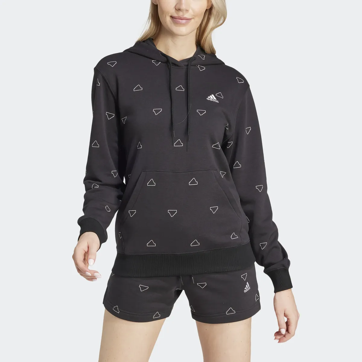 

Толстовка Adidas Sportswear с капюшоном "W MNG FT HD", черный