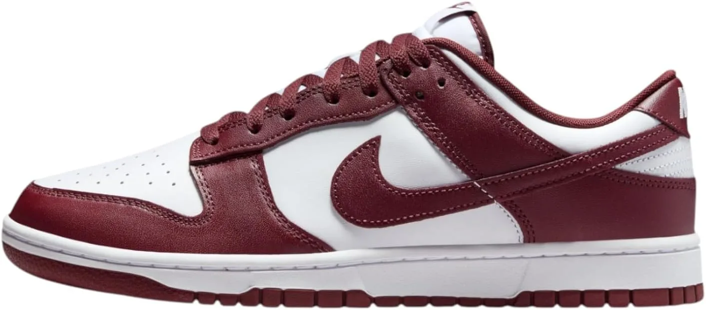 Мужские скейтбордистские кроссовки Nike Dunk Low Retro, белый/красный/красный