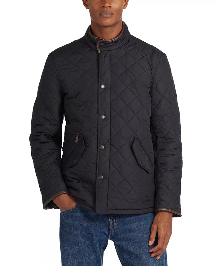 

Куртка Powell Quilted Barbour, синий