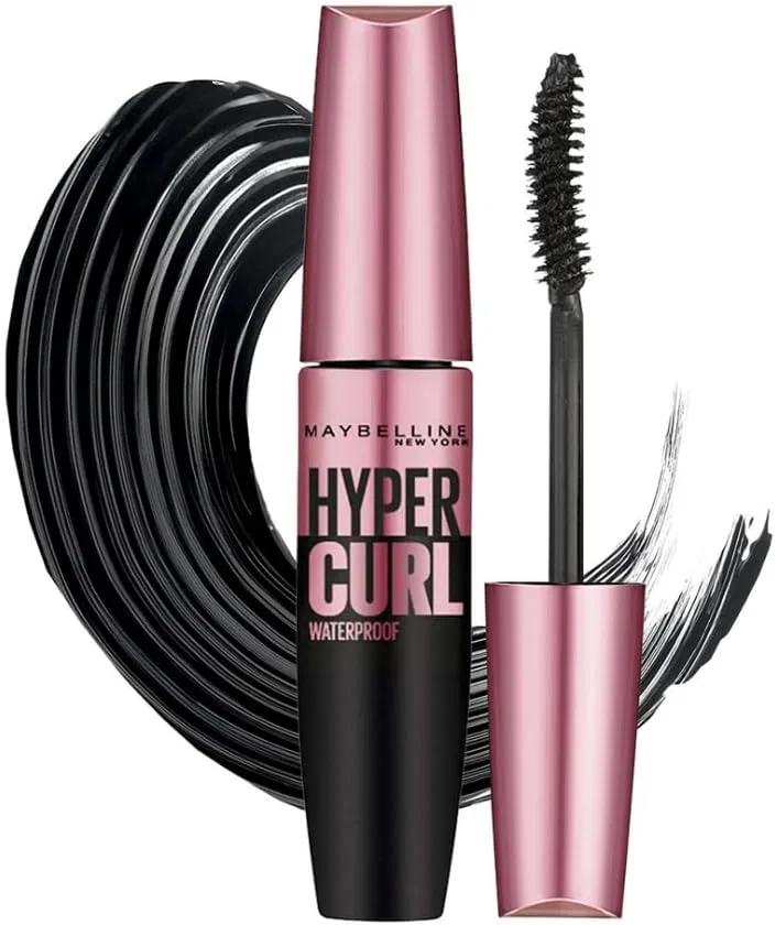 Тушь для ресниц водостойкая Hypercurl Maybelline 9.2 мл черная