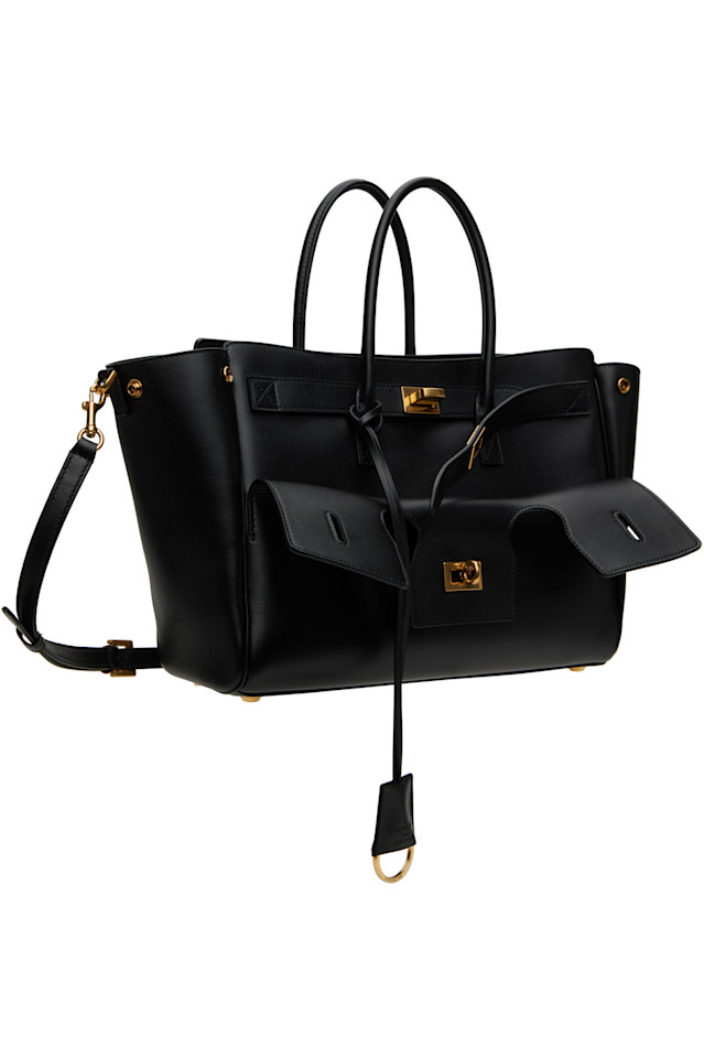 Bel Air маленькая сумка для всего Balenciaga, черный — фото 2