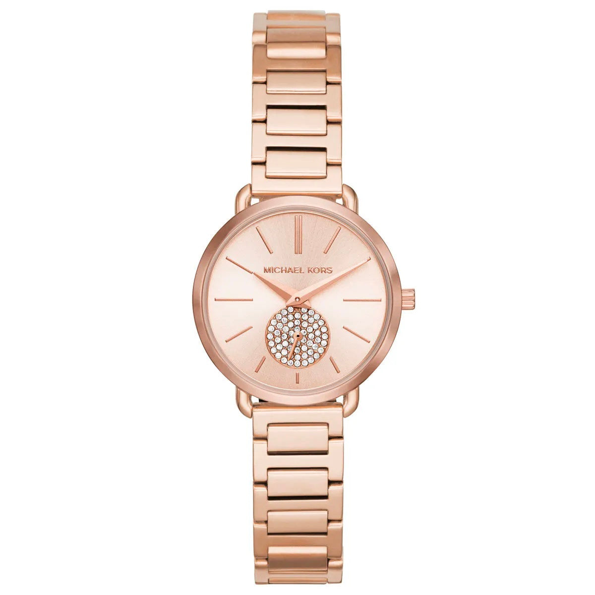 

Michael Kors Portia MK3839 женские кварцевые часы цвета розового золота 28 мм