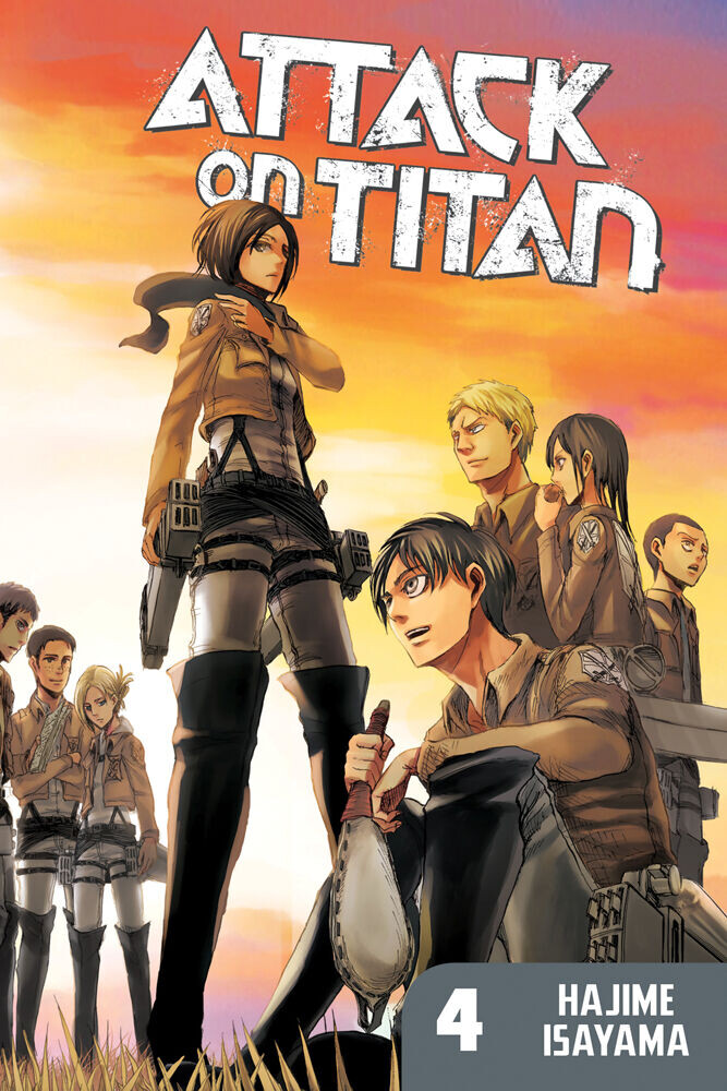 

Манга Attack on Titan Manga Volume 4