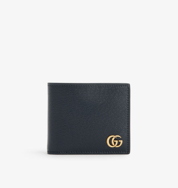 

Кожаный кошелек Marmont, складывающийся в два слоя Gucci, цвет nero