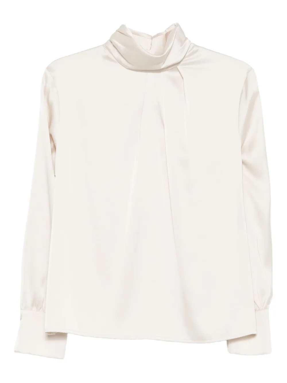 

Топ с высоким воротом и длинными рукавами D.Exterior, белый