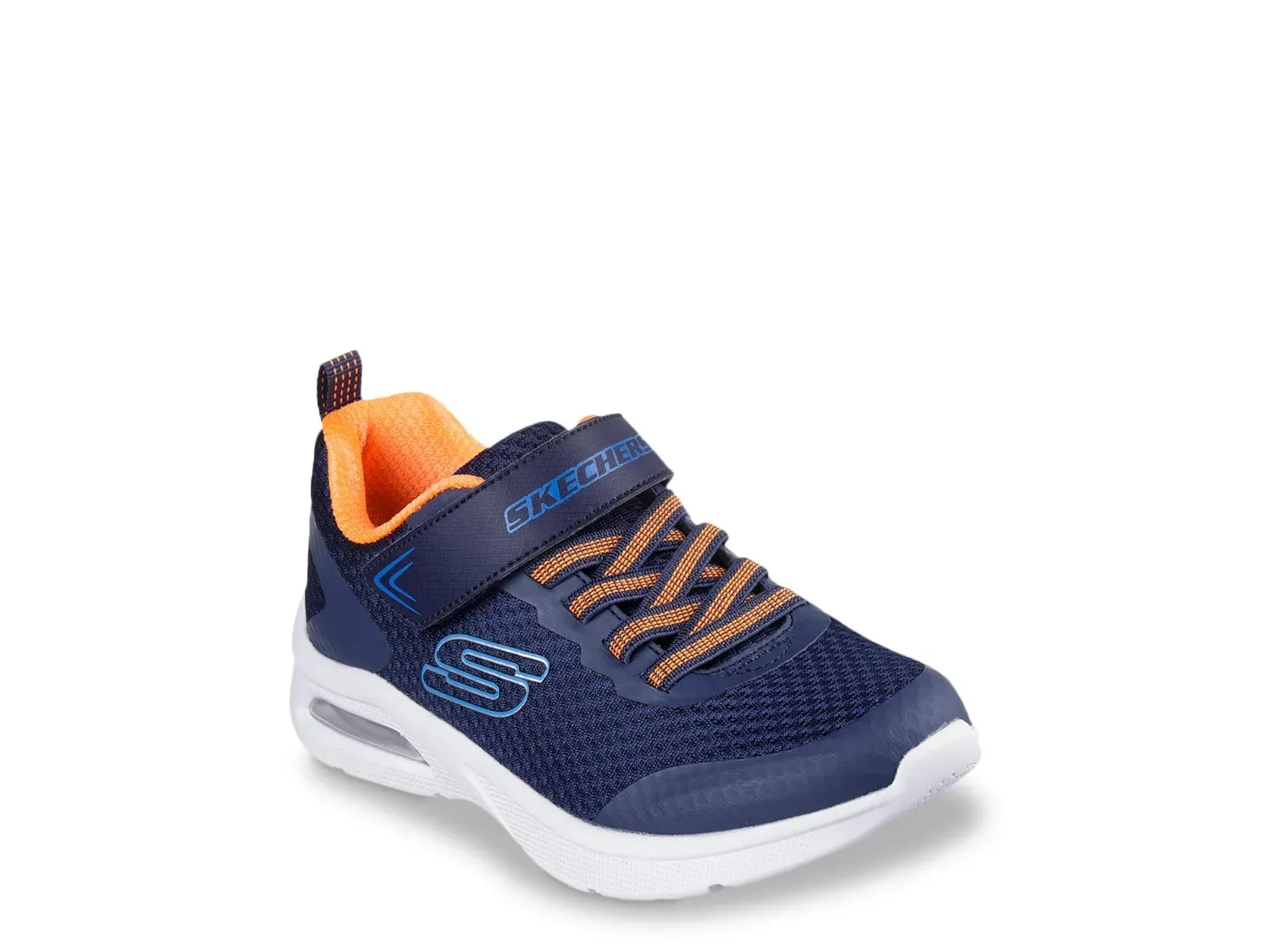 

Кроссовки Skechers Microspec Max — детские, темно-синий/оранжевый
