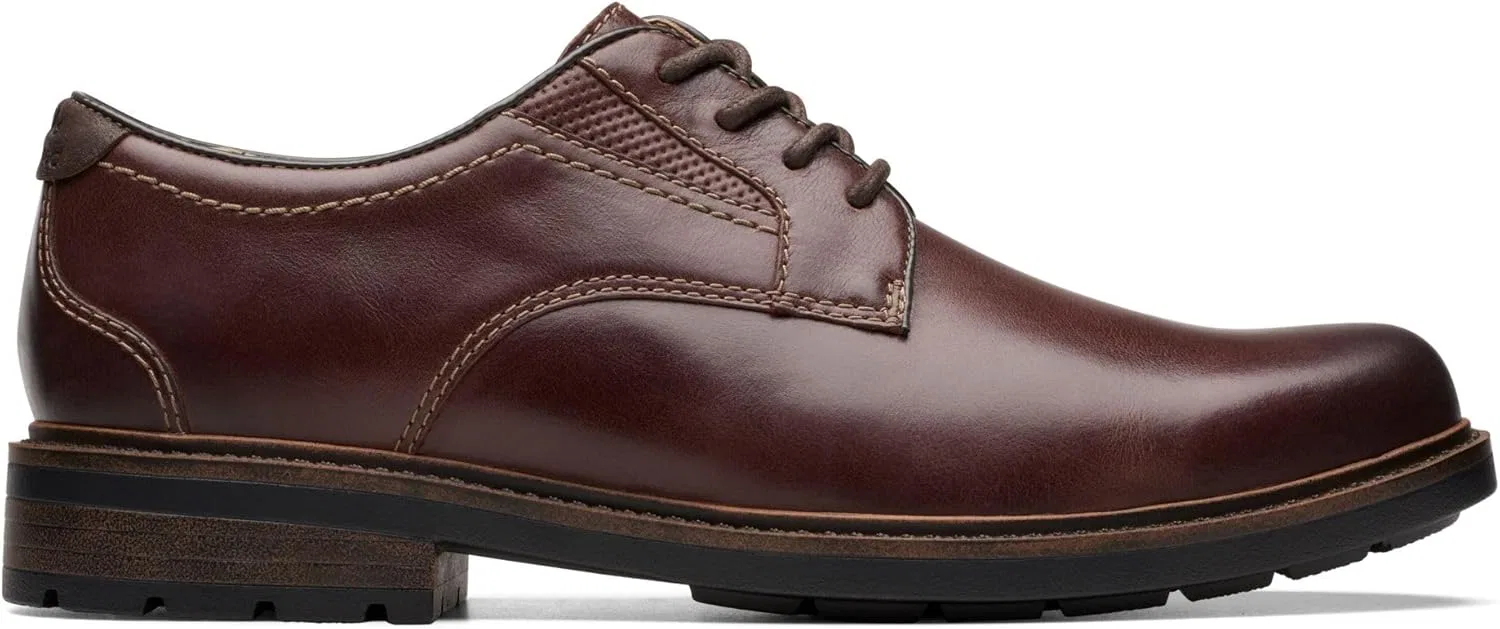 Clarks - Мужские низкие туфли Un Shire, Brown Leather — фото 3