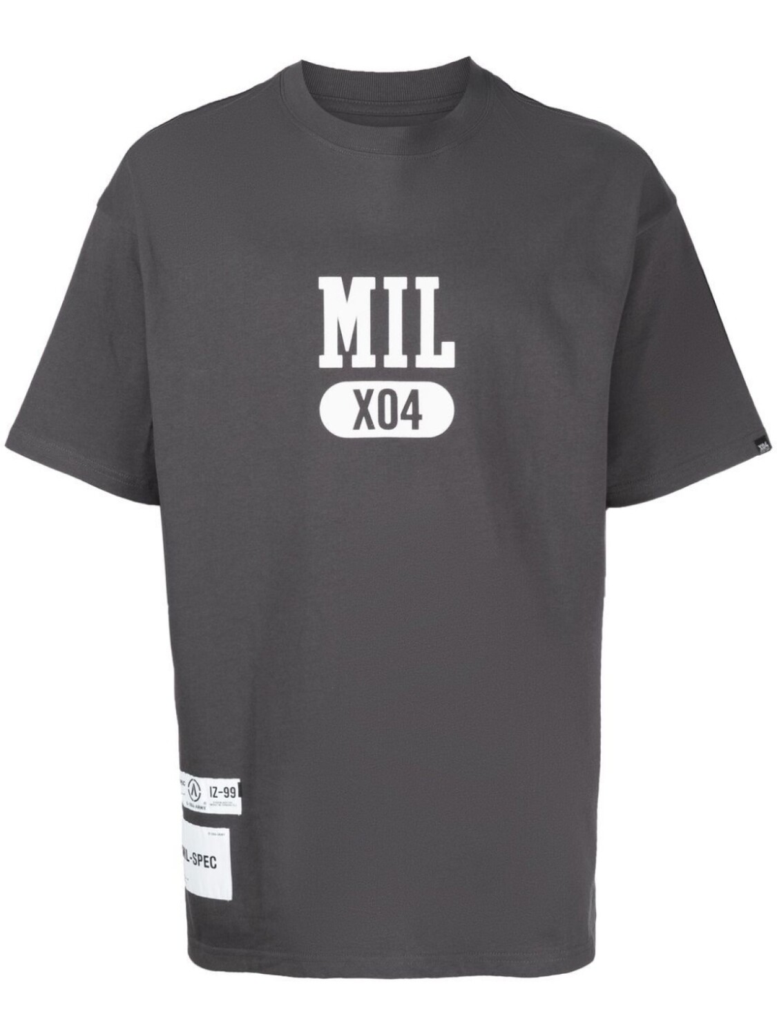 

Футболка с логотипом izzue, серый