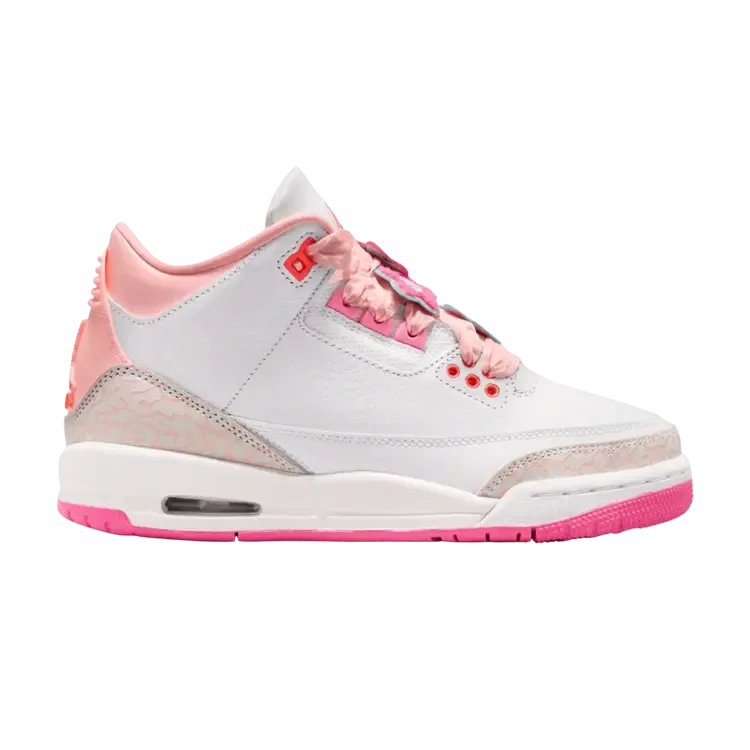 Кроссовки Air Jordan 3 Retro GS 'Spring Flowers', розовый