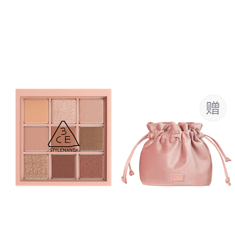 

Тени для век 9 Grid легко растушевываются шиммер натуральные 3CE