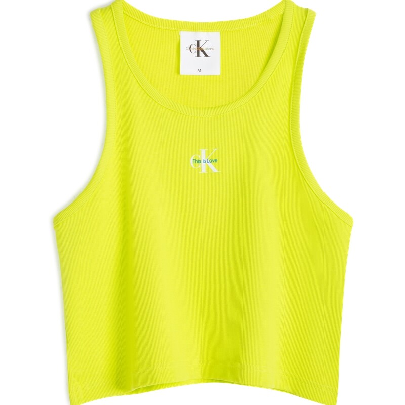 

Майка Rainbow Series унисекс неоново-желтый Calvin Klein, желтый