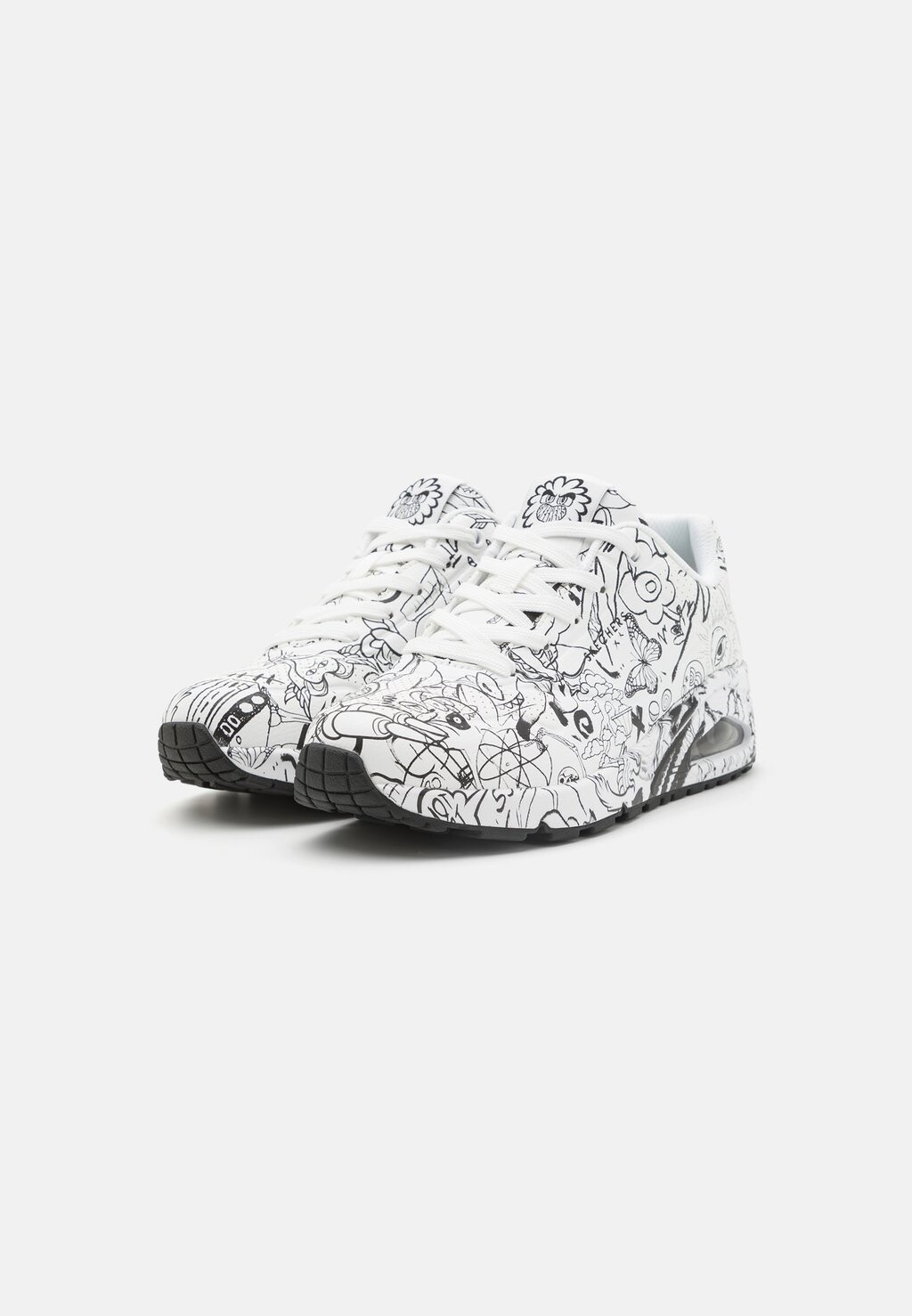 Кроссовки низкие UNO Skechers Sport, цвет white/black — фото 2