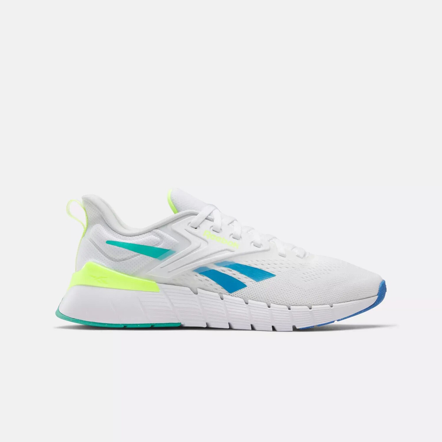 

Кроссовки Reebok Nano Gym, белый/синий/желтый