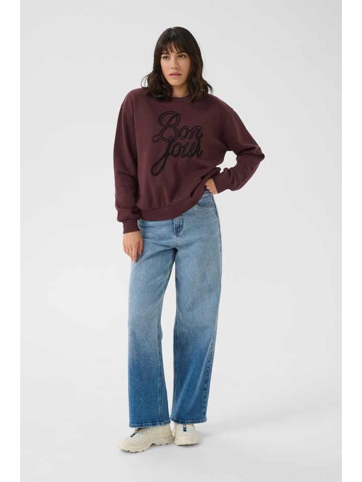 

Kaffe Свободная толстовка KAberta цвета "шоколадная помадка"