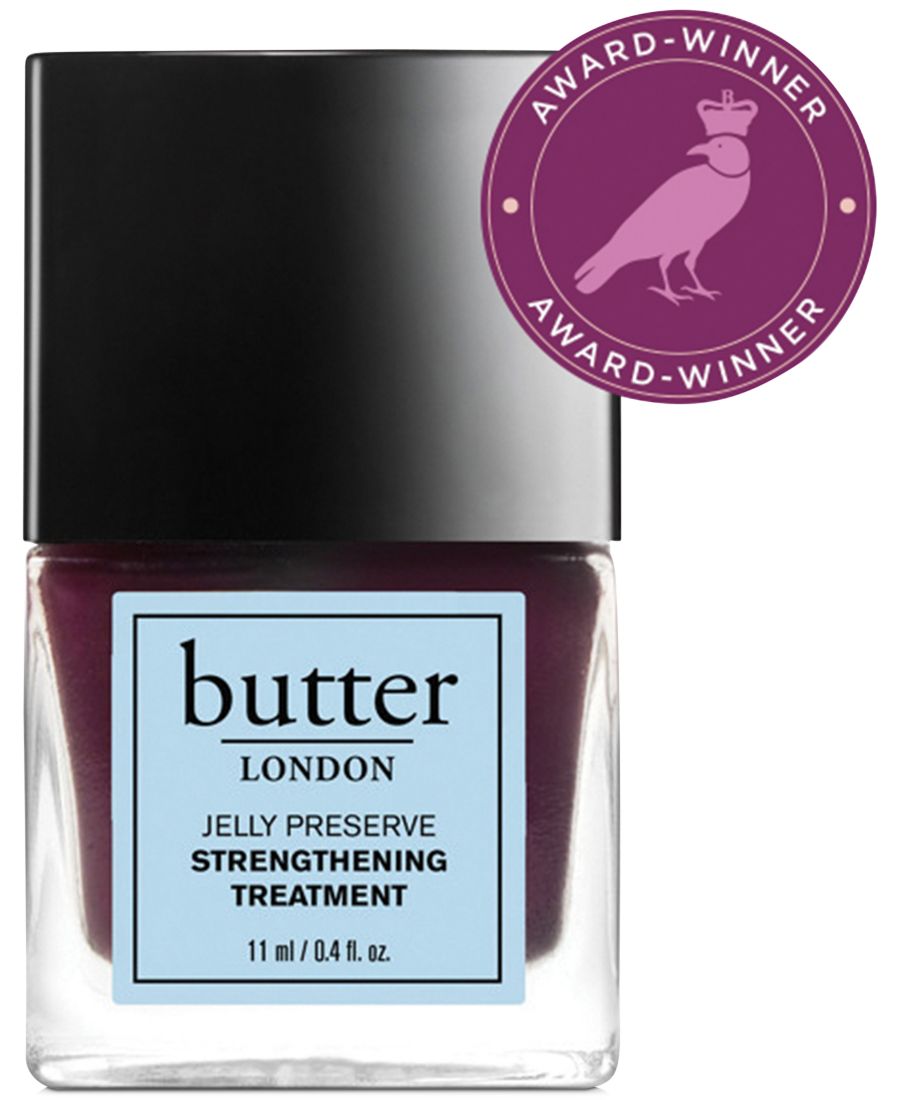 

Укрепляющее средство для ногтей Jelly Preserve, 0,4 унции Butter LONDON, цвет victoria plum