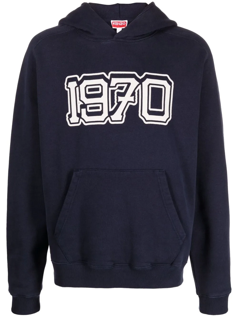 

Худи с принтом 1970 KENZO, синий