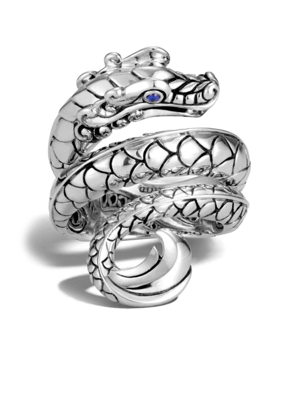 

Серебряное кольцо Legends Naga с сапфирами John Hardy, серебряный