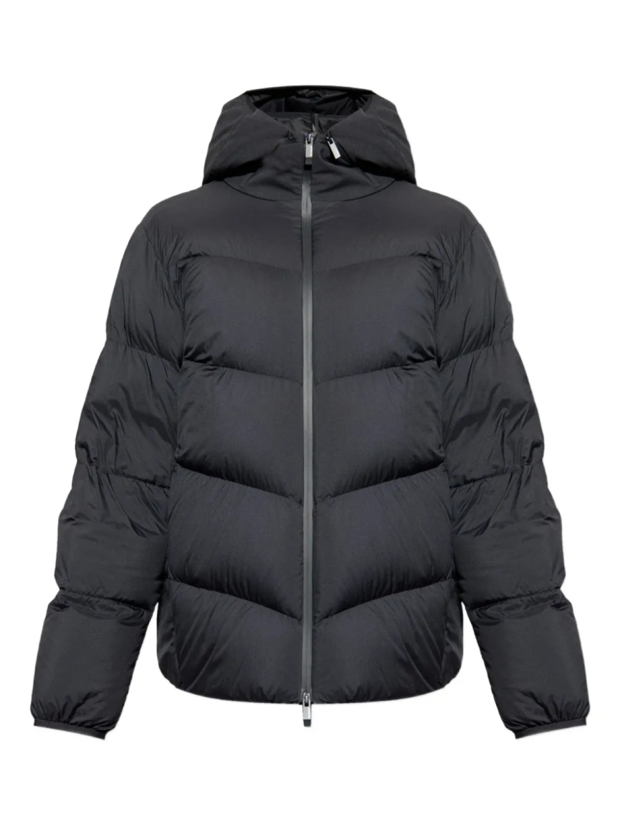 

Пуховик с капюшоном Moncler Forez, черный