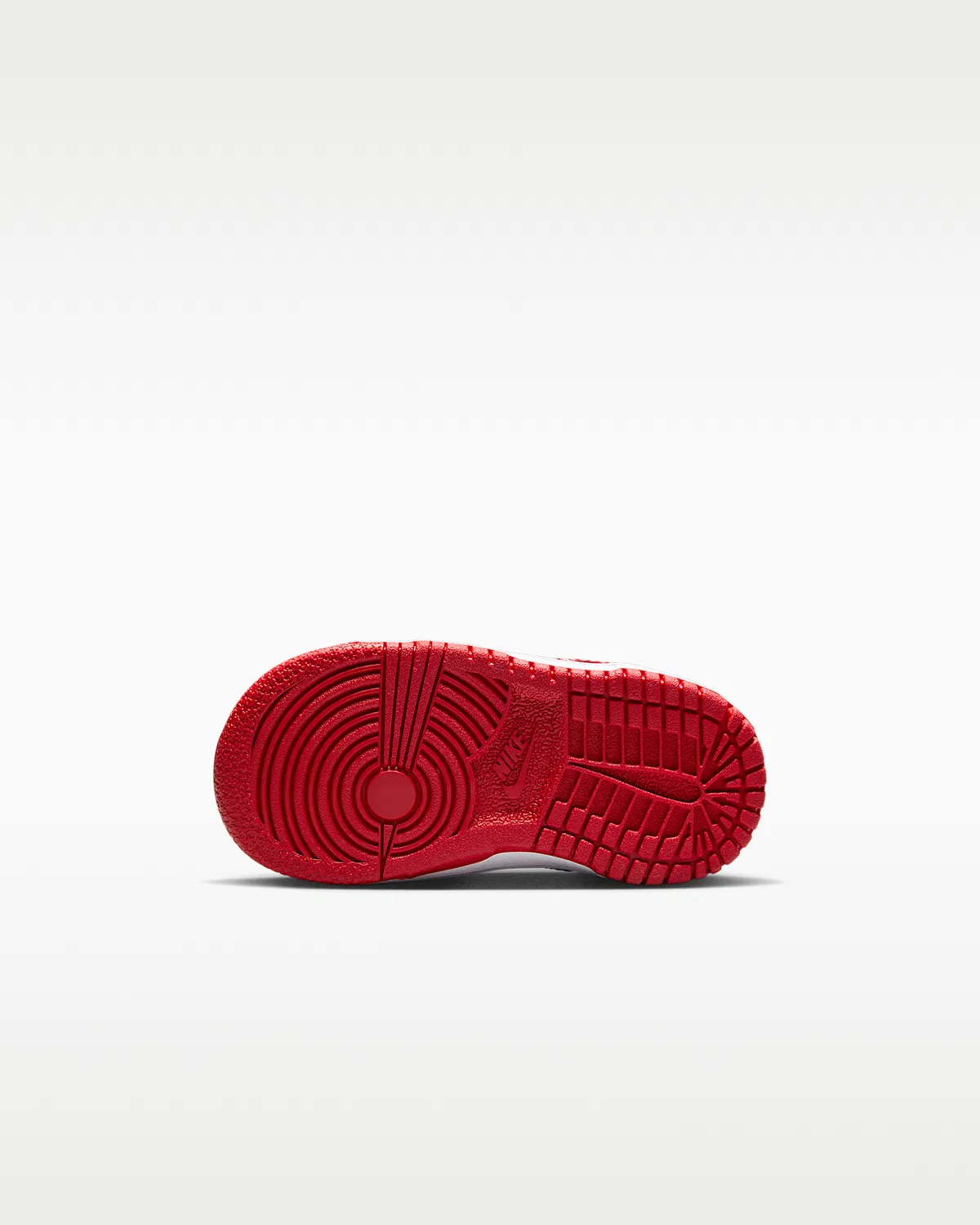 Кроссовки Nike Dunk Low для малышей, White/Red/University Red — фото 2