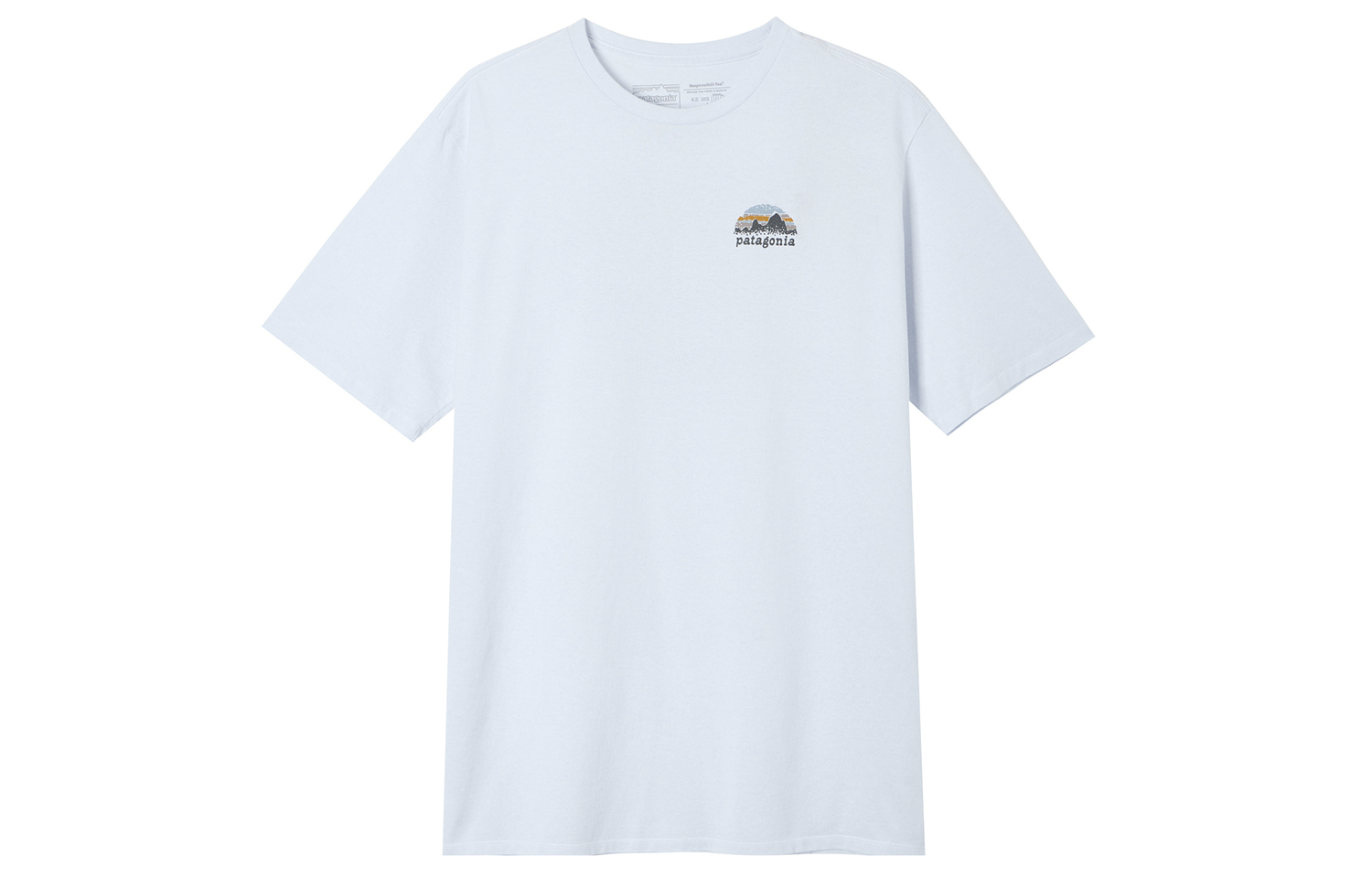 

Футболка Patagonia Skyline Stencil Responsibili, морской синий/NENA