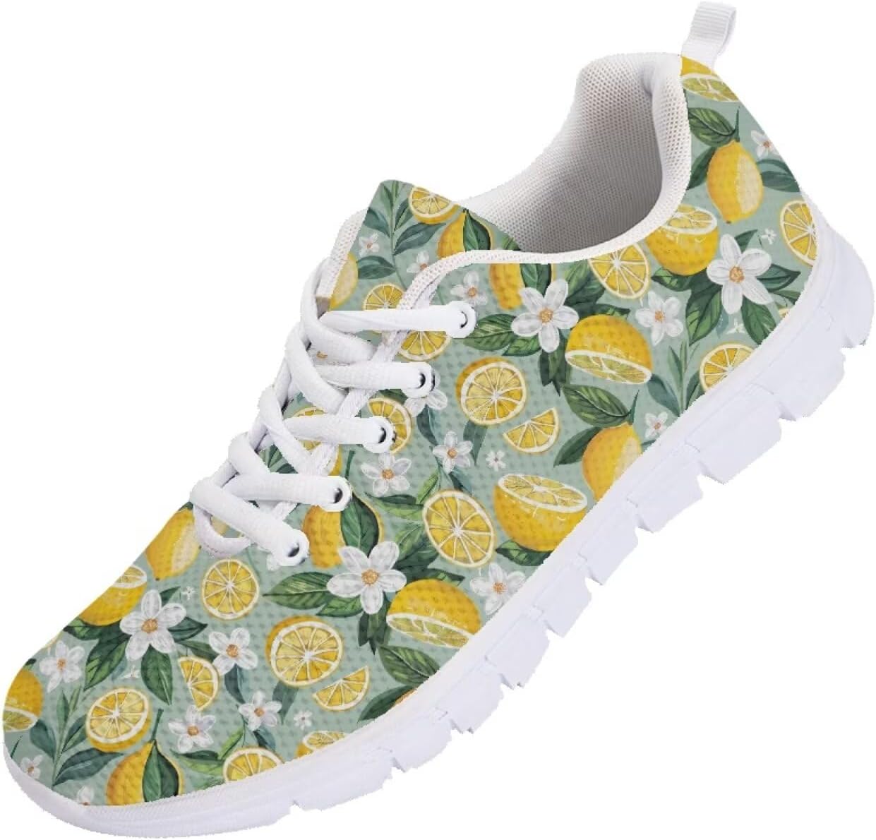 

Мужские кроссовки Funnydude Funny Print 2025 для бега, спортивные, повседневные, удобные для тренировок, Lemon