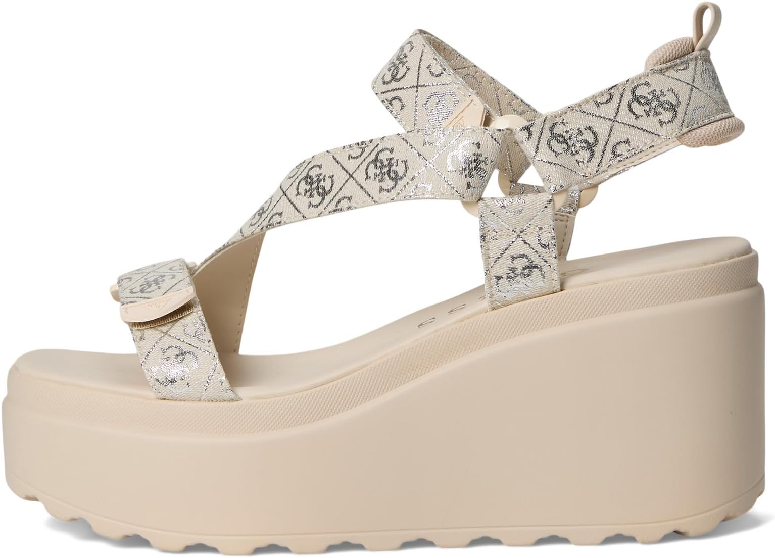 Сандалии GUESS Ocilia, цвет Medium Natural — фото 4