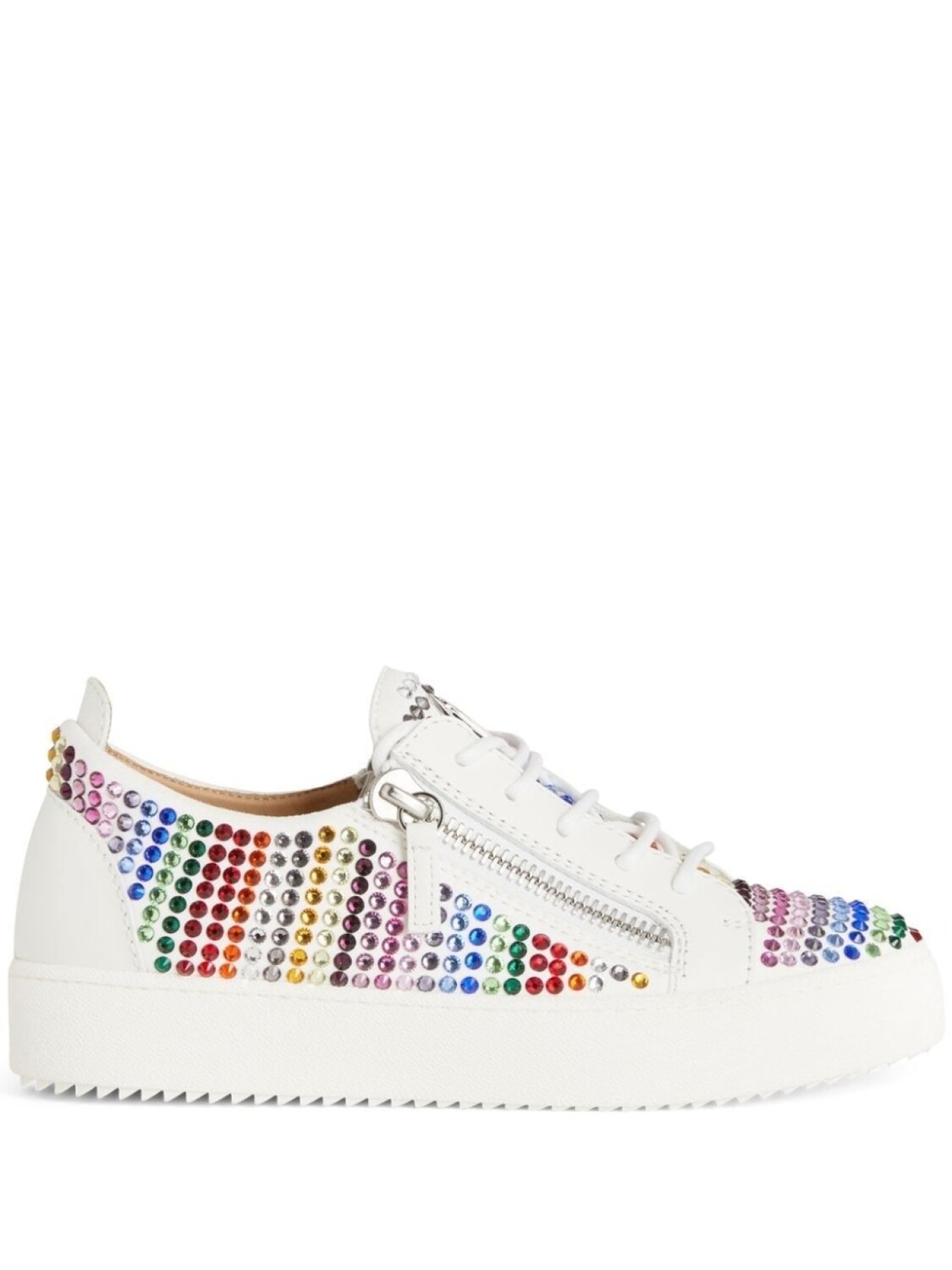 Giuseppe Zanotti кеды Gail Strass, белый