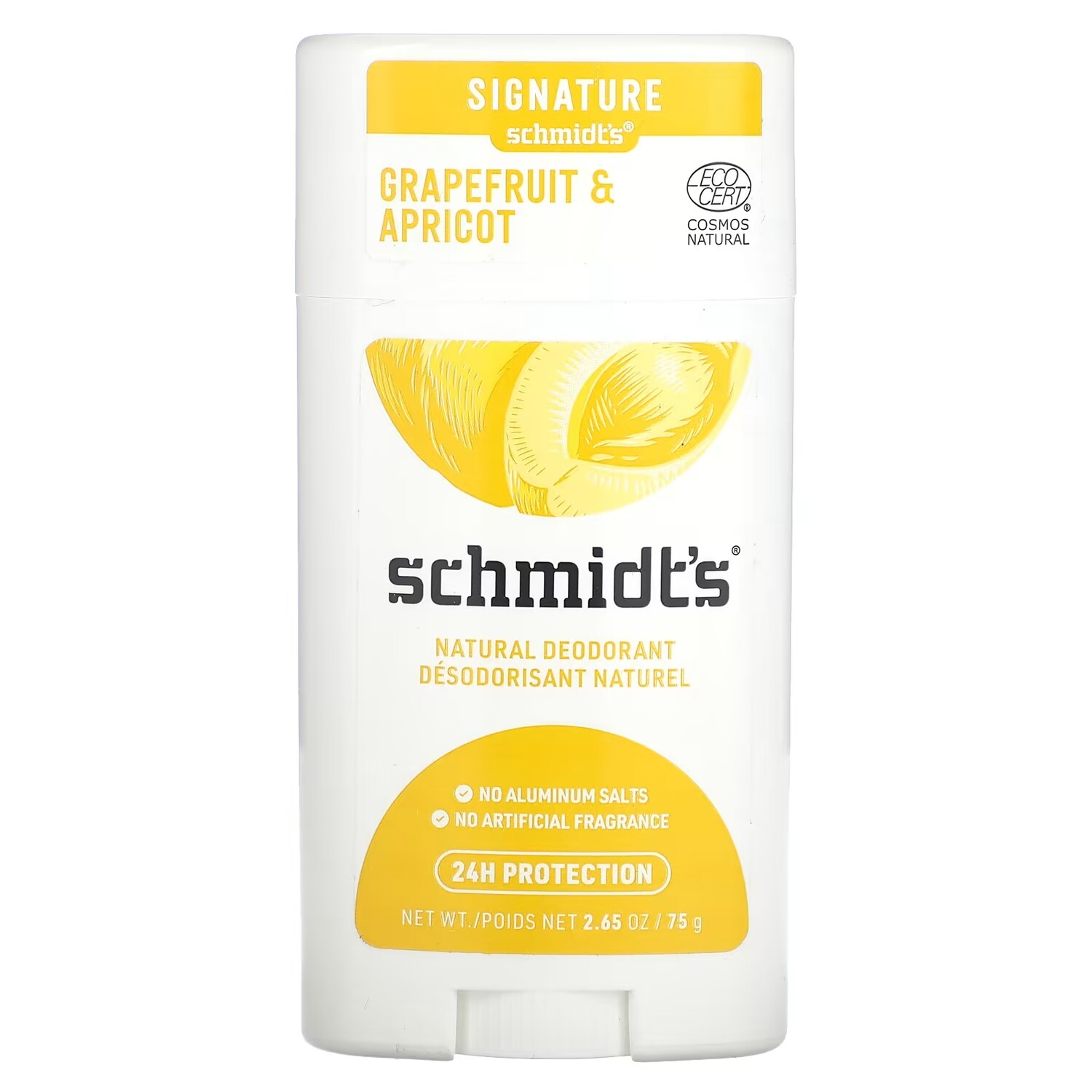

Натуральный дезодорант Schmidt's грейпфрут и абрикос, 75 гр.