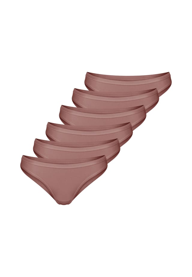 

Мини-Трусы 6 пар в упаковке на каждый день хлопок Sloggi, цвет cacao