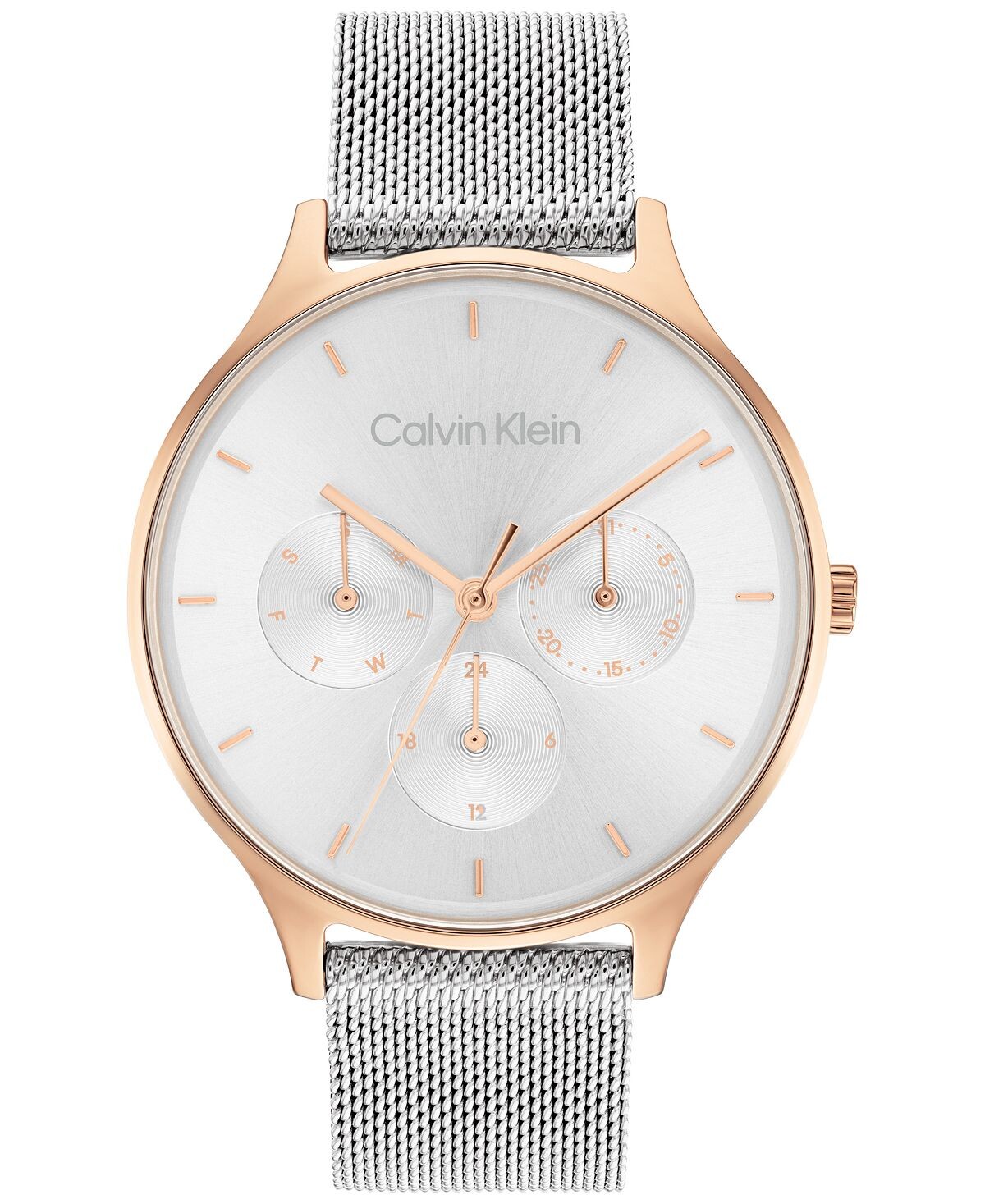 

Часы-браслет из нержавеющей стали 38 мм Calvin Klein, серебро