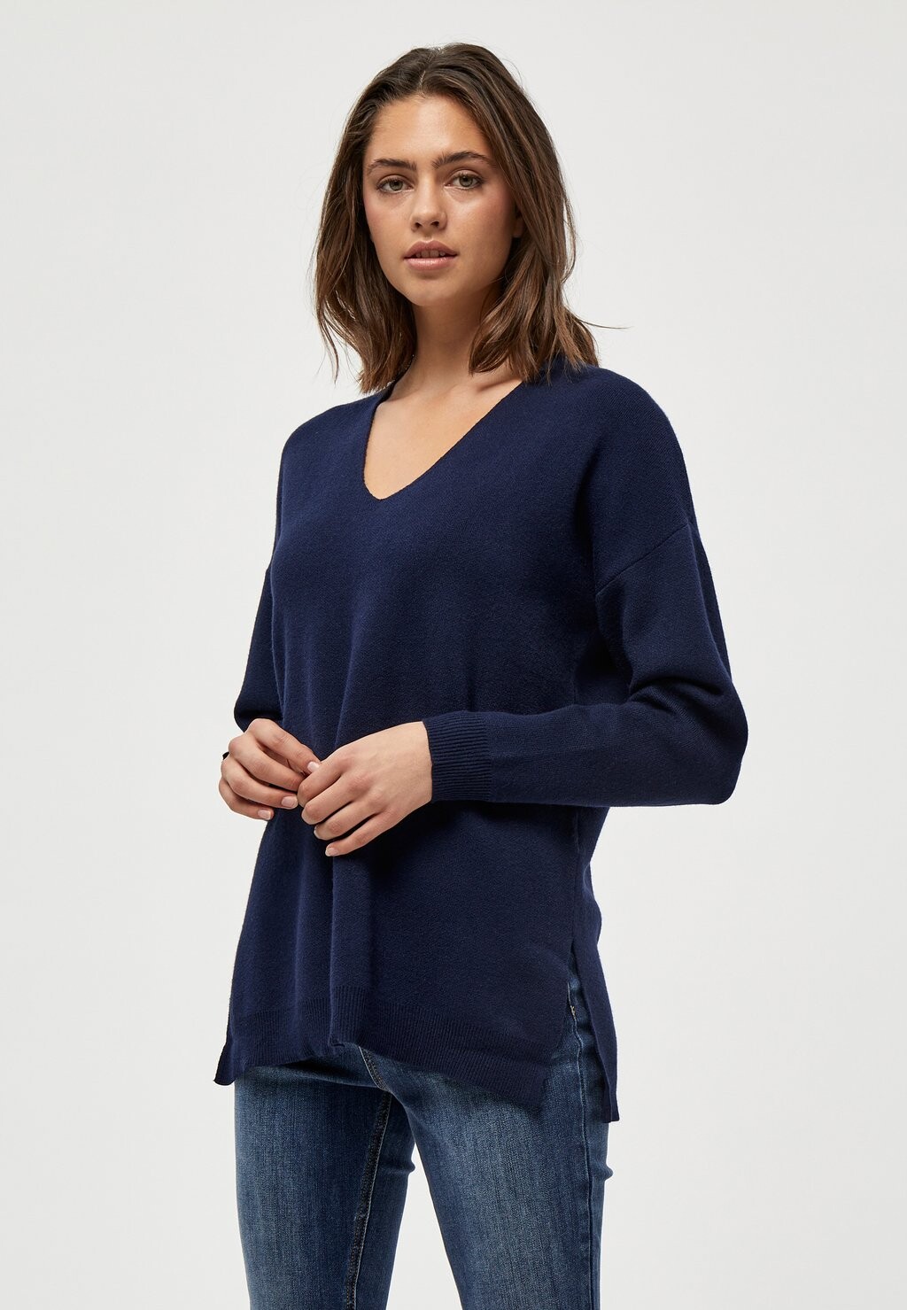 

Свитер PEPPERCORN ROSALIA LONG, цвет Dark Blue, Синий;черный, Свитер PEPPERCORN ROSALIA LONG, цвет Dark Blue