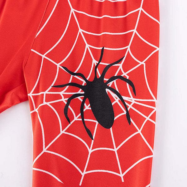 Детский комплект пижамы Spider & web с длинным рукавом, веселый мультяшный дизайн Mykids-Usa — фото 4
