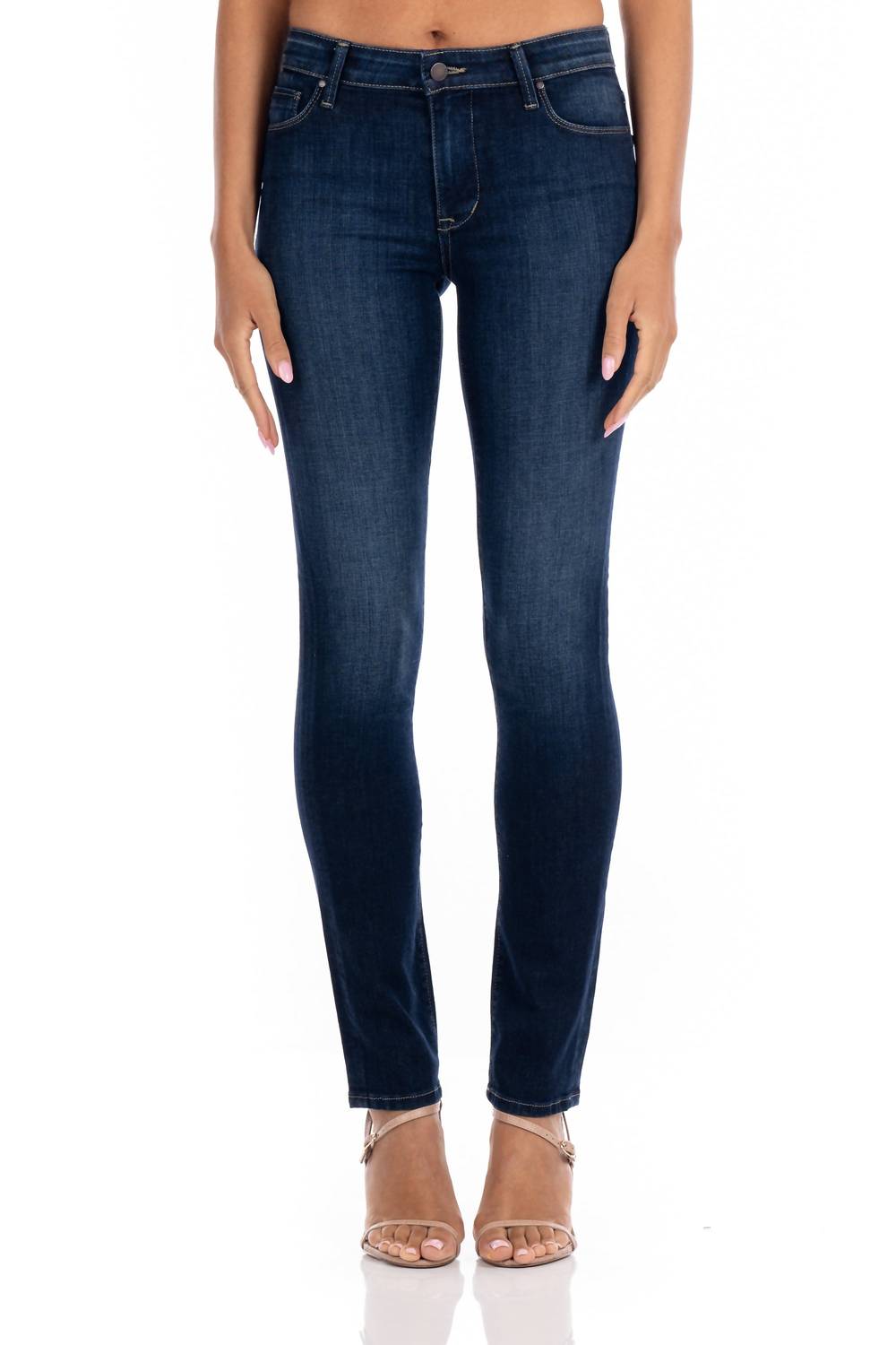 

Джинсы Stevie Skinny в цвете Santa Rosa Blue FIDELITY